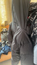 鴨鴨（YAYA）羽絨服男【203g高充絨量】短款撞色連帽加厚百搭面包服保暖外套 黑色 XL 180 曬單實拍圖