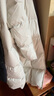 edition羽絨服女秋新款長(zhǎng)款連帽白鵝絨廓形泡芙羽絨服外套 灰白色T01 M 165 曬單實(shí)拍圖