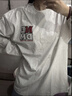 MEDM國潮秋季刺繡11色長(cháng)袖T恤男oversize體恤衫寬松休閑百搭上衣 白黑色 2XL 曬單實(shí)拍圖