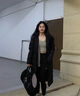 李寧（LI-NING）羽絨服長款男女款厚款防寒保暖外套冬裝乒乓球服 黑色 L  曬單實拍圖
