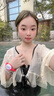 Qbily 游泳衣女【兩件套】連體裙保守遮肚泡溫泉ins長袖外套可拆卸胸墊 黑-連體泳衣兩件套【90-125斤】 曬單實拍圖