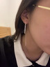 歐子家999純銀唇片鏈流蘇耳線女ins風(fēng)小眾高級感足銀耳墜耳飾送生日禮物 唇片鏈流蘇耳墜【一對】 曬單實(shí)拍圖