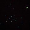 夜光 深藍星星黃色月亮套裝墻貼 塑料星星熒光貼兒童房貼紙夜光貼紙裝飾品星星墻壁夜間發(fā)光貼紙熒光貼畫 星星+月亮【103貼】 曬單實拍圖