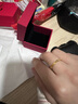 中國黃金（CHINA GOLD）黃金戒指女款足金櫻花碎碎冰戒指七夕情人節(jié)生日禮物送女友老婆 櫻花碎碎冰戒指 圈號14 1g 曬單實拍圖