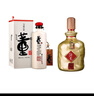董酒何香54度750ml董香型純糧食釀造白酒禮盒節日送禮【酒廠(chǎng)直供】 54度 750mL 1瓶 +酒鬼酒馥郁天成1L 曬單實(shí)拍圖