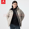 君羽戶(hù)外羽絨服男女短款新款800高蓬95絨加厚保暖白鵝絨服H52313 淺棕-女款 L 推薦男135-150斤/女110-120斤 曬單實(shí)拍圖