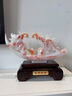 廣贊萊吉祥如意大象擺件客廳入戶(hù)玄關(guān)酒柜仿象牙裝飾品喬遷新居禮物 吉祥如意大象仿象牙 曬單實(shí)拍圖