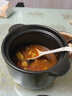 BOUCLEME砂鍋煲湯燉鍋家用煲仔飯?zhí)胀辽冲伳透邷孛骰鹑細馓胀领抑笾囔?珠光藍蓋【明火電磁爐通用】 5L 曬單實拍圖