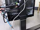 暢信達主機托架懸掛電動升降桌電腦主機架懸掛式分體吊掛式主機掛架辦公 黑色僅適用桌腿50*80/53*83 曬單實拍圖