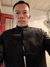 羅蒙（ROMON）唐裝男套裝中青年修身立領(lǐng)中國風(fēng)繡龍表演復古盤(pán)扣結婚新伴郎禮服 袖龍唐裝上衣加褲子 L 175 體重125-140斤左右 曬單實(shí)拍圖