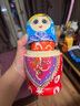 莊子然俄羅斯套娃10層桃心彩繪生日禮物擺件兒童玩具六一兒童節(jié)禮物 10層套娃 曬單實拍圖