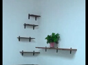 墻上置物架一字隔板廚房擱板客廳墻壁掛裝飾架實(shí)木墻面墻架子 長(zhǎng)40寬20厚2/配2支架 曬單實(shí)拍圖