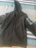 艾倫伯頓冬季外套男防風(fēng)保暖夾克跑步運動(dòng)風(fēng)衣寬松騎行服健身房訓練登山服 加絨-黑色 2XL 【. 160-175斤】 曬單實(shí)拍圖