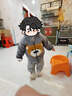G.duck男童套裝秋冬款三件套裝嬰兒童純棉小孩寶寶衣服0冬裝1-2-3歲外套 小熊雙層加厚三件套灰色 加絨 90 cm 曬單實(shí)拍圖