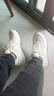 NEW BALANCE 574系列系帶經(jīng)典休閑運動(dòng)鞋防滑耐磨男女款跑步鞋 U574LS2 U574LS2-D/經(jīng)典白 42.5 (腳長(cháng)27cm) 曬單實(shí)拍圖