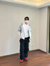 波司登25年城市輕戶(hù)外男連帽防風(fēng)防水防曬軟殼功能外套B250512091 曬單實(shí)拍圖
