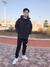 真維斯（Jeanswest）王一博代言棉服男秋冬季新款加厚保暖棉衣外套 黑色 XL （建議120-140斤） 曬單實拍圖