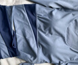維多利亞旅行者瑜伽服套裝女秋冬晨跑訓練服速干健身服瑜伽上衣含胸墊兩件套藍L 曬單實(shí)拍圖