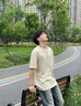 名創(chuàng)優(yōu)品（MINISO）2025夏季純棉短袖T恤男特級(jí)潮流百搭休閑打底上衣男大碼簡(jiǎn)約體恤 【100%全棉 舒適親膚】白色(純色) XL 180 (不起球不掉色) 曬單實(shí)拍圖
