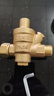 薇凡（weifan）黃銅家用自來(lái)水減壓閥凈水器熱水器穩(wěn)壓閥熱DN15/20/32 4分6分1寸 4分DN15（進(jìn)水單活接  帶表） 曬單實(shí)拍圖