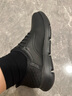 斯凱奇（Skechers）男商務(wù)休閑運(yùn)動(dòng)皮鞋男鞋一腳蹬緩震軟底商務(wù)鞋通勤鞋205046 全黑色/BBK 43 曬單實(shí)拍圖