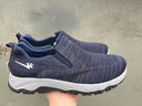 雙星八特休閑鞋男中老年健步鞋防滑軟底一腳蹬鞋子男透氣防臭運動(dòng)鞋男鞋 藍色-防滑升級 （男款） 40 曬單實(shí)拍圖