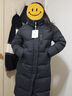坦博爾冬季羽絨服女長款連帽加厚面包服美拉德小個子外套TBF530832D 黑色 2XL (180) 曬單實拍圖