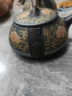 薈云軒紫砂如意側把茶壺中式家用過濾壺單壺陶瓷功夫茶具復古浮雕泡茶壺 如意纏枝蓮側把壺 約230ml 曬單實拍圖