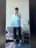 PPGE軟殼沖鋒夾克戶(hù)外高級(jí)漸變雙色暈染防風(fēng)防潑水上衣女夾克外套 天空藍(lán)-高級(jí)漸變 L (175/92A) 曬單實(shí)拍圖