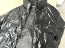 洋客潮流男士羽絨服冬季亮面保暖韓版輕薄立領(lǐng)壓花休閑白鴨絨短款外套 黑色 （精品羽絨服） L 建議90-105斤 曬單實(shí)拍圖