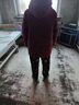 雅鹿羽絨服中老年女連帽加厚寬松鴨絨加厚保暖連帽媽媽裝外套女 曬單實(shí)拍圖