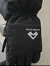 拓路者（Pioneer Camp）Primaloft金標p棉防水登山手套男款可觸屏保暖加厚滑雪手套雪山男 黑色 XL 曬單實(shí)拍圖