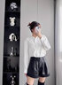 Amerpin國際一線(xiàn)品牌真絲襯衫女100%桑蠶絲高檔襯衫女2025新款長(cháng)袖襯衣 白色（高檔禮盒包裝） L （建議115-130） 曬單實(shí)拍圖