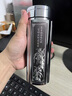 境坊間s999純銀辦公杯內(nèi)膽保溫水杯足銀水杯梅蘭竹菊泡茶水杯刻字定制 咖啡色999銀杯證書禮盒裝 曬單實(shí)拍圖