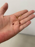 若華（RUOHUA）之瑤 3.5-4.5mm石榴石耳釘女彩寶耳環(huán)耳飾七夕禮物 曬單實(shí)拍圖