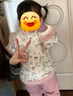 班喜迪女童漢服套裝秋冬裝新款女寶寶周歲禮服加絨夾棉兒童國風(fēng)拜年服冬 曬單實(shí)拍圖