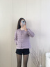 波司登25年90絨輕薄保暖圓領(lǐng)羽絨服女短款便攜可內(nèi)膽B(tài)250130004B 曬單實(shí)拍圖