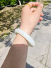 中國黃金（CHINA GOLD）和田玉手鐲晴水青玉鐲子女款吉祥玉手鐲玉石鐲子美人鐲送女友媽媽 和田玉手鐲 56mm 曬單實拍圖