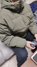 GAP男裝秋冬徽章logo抽繩立領連帽羽絨服純色外套677652 曬單實拍圖