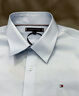 TOMMY HILFIGER【純色免燙】25夏男純棉易打理亞洲中性簡(jiǎn)約短袖襯衫 淺藍色C1O M （推薦：135-150斤） 曬單實(shí)拍圖
