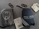 宿袋拜拜（POLYBYE） 環(huán)保購物袋大容量超輕折疊手提包 便攜防潑水尼龍旅行收納隨行包 大號單肩包-收納后雞蛋大小- 灰咖 曬單實(shí)拍圖
