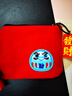 書(shū)果兒（SHU GUO ER）日系招財錢(qián)包女短款韓版可愛(ài)學(xué)生小零錢(qián)包少女心小清新帆布錢(qián)包 小號0133-大紅色-招財 13.5*10.5厘米 曬單實(shí)拍圖