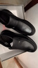 紅蜻蜓加絨男棉鞋冬季新款厚底商務(wù)棉鞋舒適保暖男士皮鞋WTD45176 黑色 41 曬單實(shí)拍圖