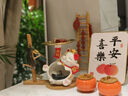 TaTanice招財(cái)貓擺件鑰匙置物架創(chuàng)意玄關(guān)收納擺件裝飾品喬遷之喜搬家禮物 步步高竹節(jié)梯子【9節(jié)+掛件】 曬單實(shí)拍圖