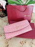 金利來(lái)（Goldlion）錢(qián)包女士2025新款簡(jiǎn)約小清新手拿包時(shí)尚百搭多功能大容量長(cháng)款錢(qián)夾 典雅粉 曬單實(shí)拍圖