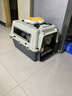 華元寵具（hoopet）寵物航空箱國航貓咪外出便攜狗狗托運車(chē)載小型犬貓包貓籠子保暖套 25新款-3號國航箱（建議25斤內） 四面鐵窗+隔尿板+掛碗 曬單實(shí)拍圖