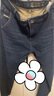 羅蒙（ROMON）牛仔褲男夏季男士直筒褲子男微彈休閑潮流男褲 黑灰色 32 曬單實拍圖