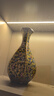 未卒 景德鎮(zhèn)陶瓷花瓶玄關(guān)擺件仿古官窯琺瑯彩瓷器古董收藏品方形物件 琺瑯彩玉壺春花瓶 28cm 曬單實拍圖