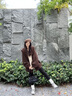 貝仙祺慵懶風連帽加厚保暖針織毛衣外套女2025春季新款寬松中長款開衫潮 咖色毛衣 均碼 曬單實拍圖