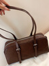 蔻一（Cnoles）包包女包2026法棍包女士單肩包斜挎包高級感走心生日禮物送女友 啡色新款【實(shí)用生日禮物送老婆】 曬單實(shí)拍圖
